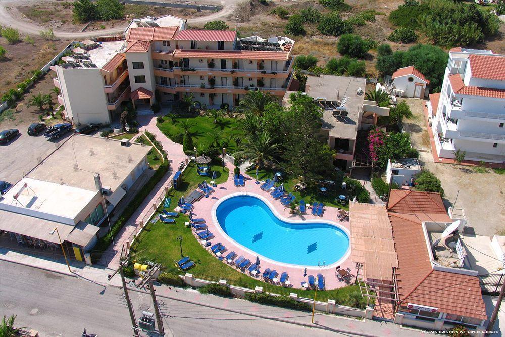 Lyristis Dinos Studios & Apartments Faliraki Bagian luar foto